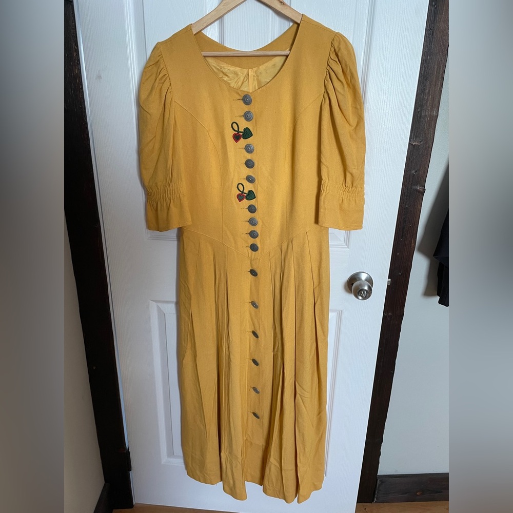 Vintage Peasant Dress Trachten Dirndl Austrian Folk Bavarian  Trachten German